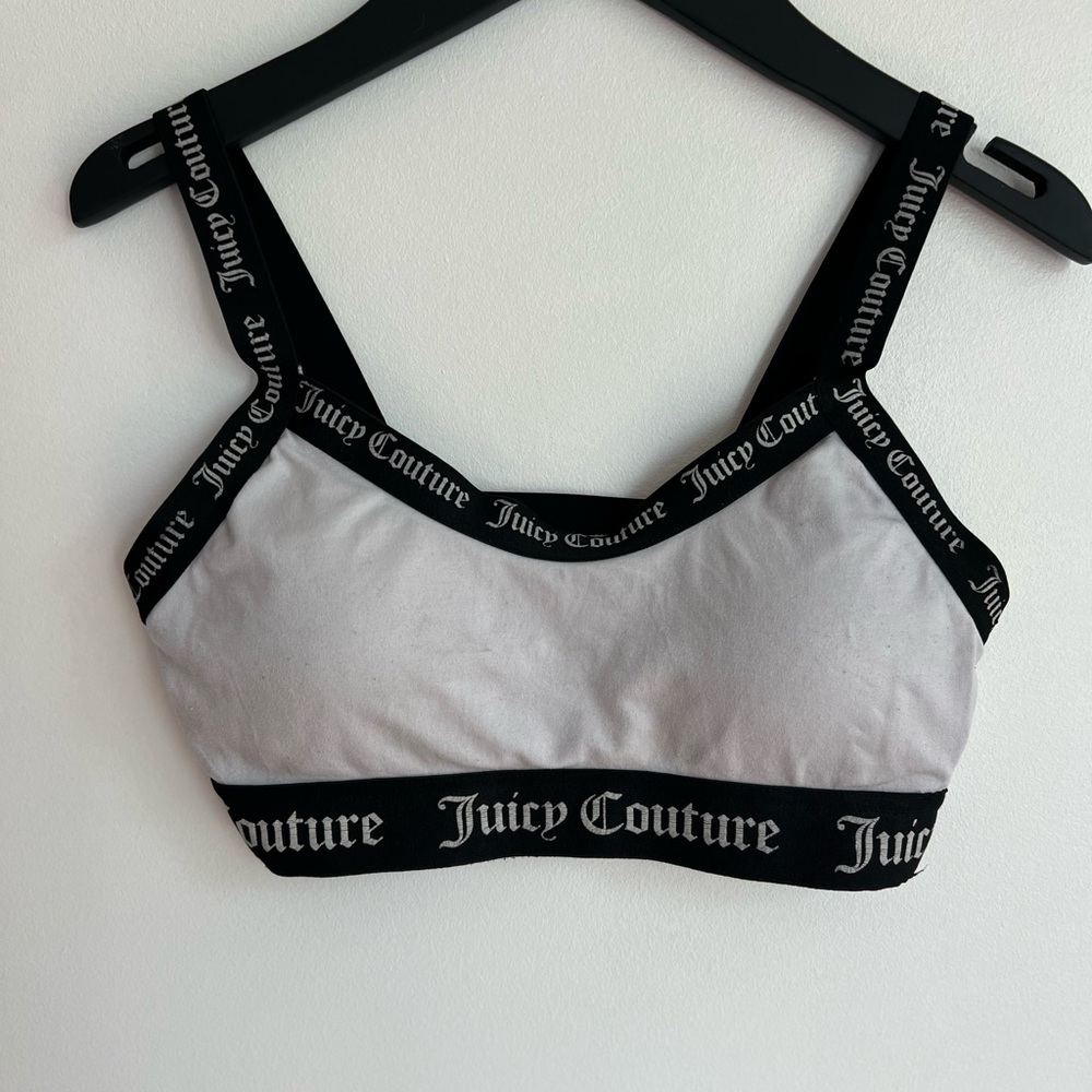 Vintage Juicy Couture Sport Bra Medium Y2K